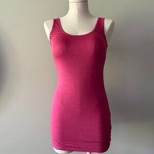 Three Dots Tank Top Pink Womens Size Small Long Tall Sleeveless